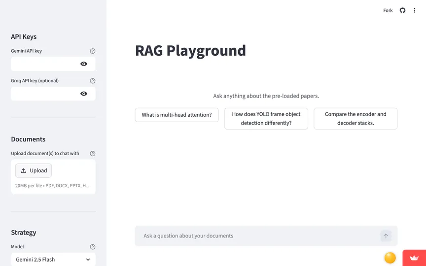 rag-playground preview